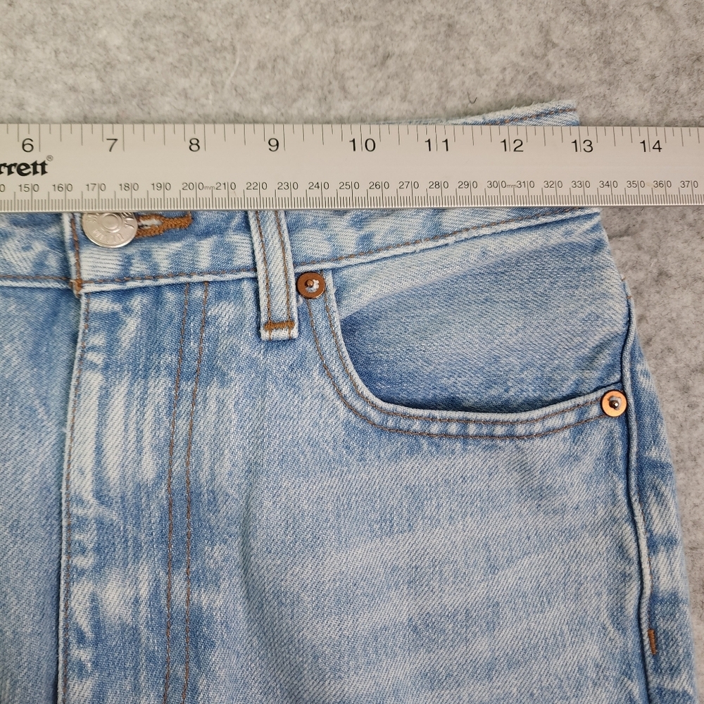 Madewell Curvy '90s Straight Jean Jeans Mercer Wash NM283 Blue Light Sz 24 - Picture 8 of 9